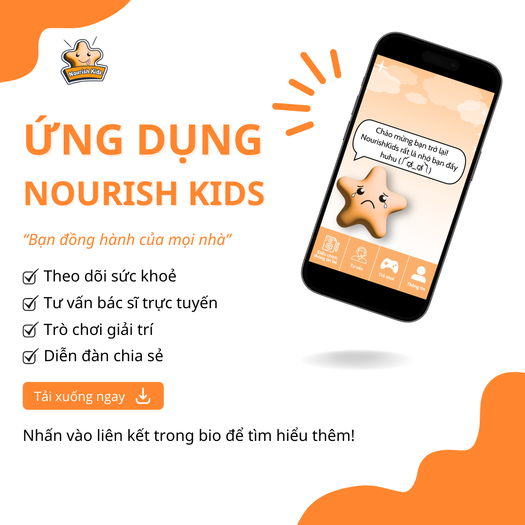 Ứng Dụng Nourish Kids – Bạn Đồng Hành Của Mọi Nhà